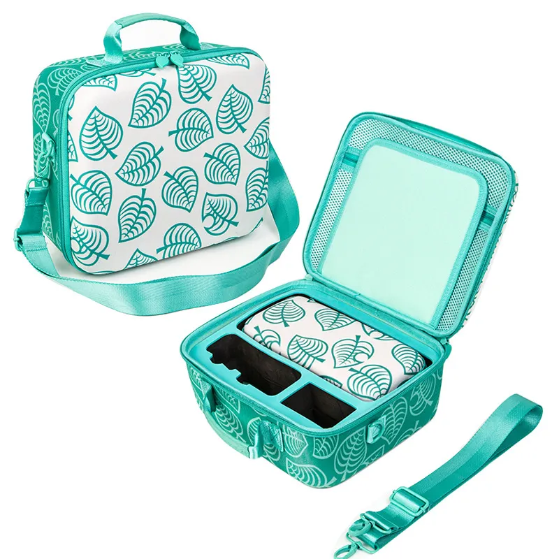 Nintendo Switch Deluxe Carrying Case Storage Bag with Handle,Shoulder Strap,Fits Switch Accessories Animal and Crossing_voghion.com
