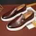 Retro-Mode Herren Schwarz Braun Flats Monk Strap Lederschuhe Casual Loafers Formelle Kleidung Schuhe atos Hombre_voghion.com