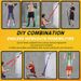 Fitness Bar Combo Set for Strength Training Instead of Barbell Home Workout Yoga Physiotherapy Exercises and Closed-loop Belts_voghion.com