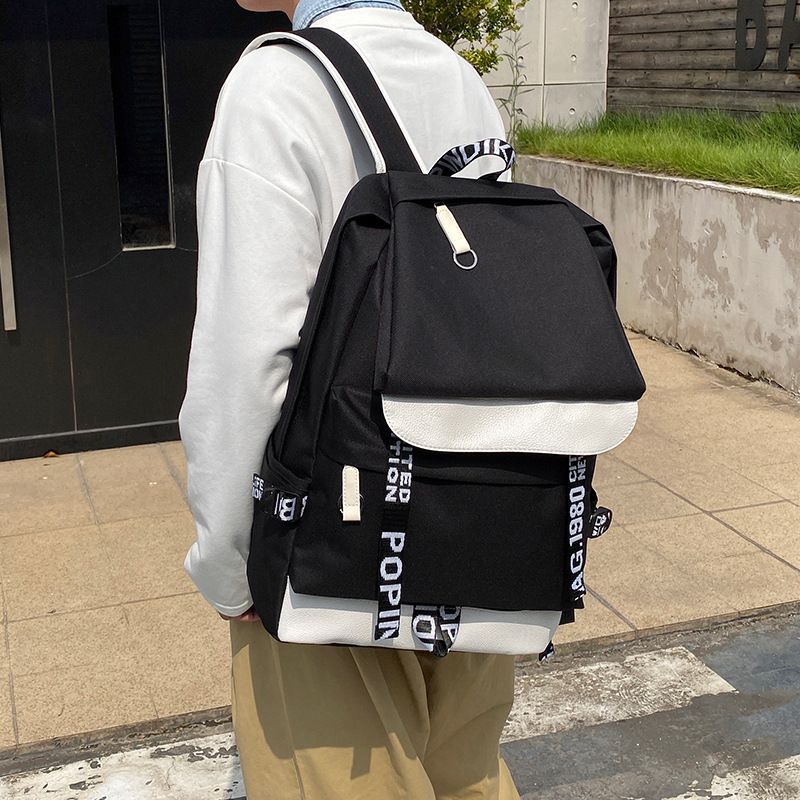 2024 New Korean Edition Boys' Travel Ba Personalized Trend Large Capacity Heat Transfer Printing Casual Student_voghion.com