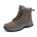 Cotton Large Size Winter Snow Boots Ultra-Light Men's Hiking Sports Casual High-Top Warm Shoes_voghion.com