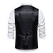 Herren Vintage Gestreifte Weste Herren Trauzeuge Einreihige Weste_voghion.com