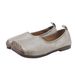 2025 Herbst Neue Damen Echtleder Square Toe Casual Low-Top Slip-on Ballettschuhe mit weicher Sohle_voghion.com