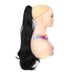 Synthetic hair Inner buckle grab clip long curly wig ponytail_voghion.com