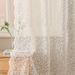 French Cream Sheer Curtains - White Voile Window Drapes For Living Room & Bedroom (Light Filtering Not See-Through, Ready-Made, Boho Chic Style)_voghion.com