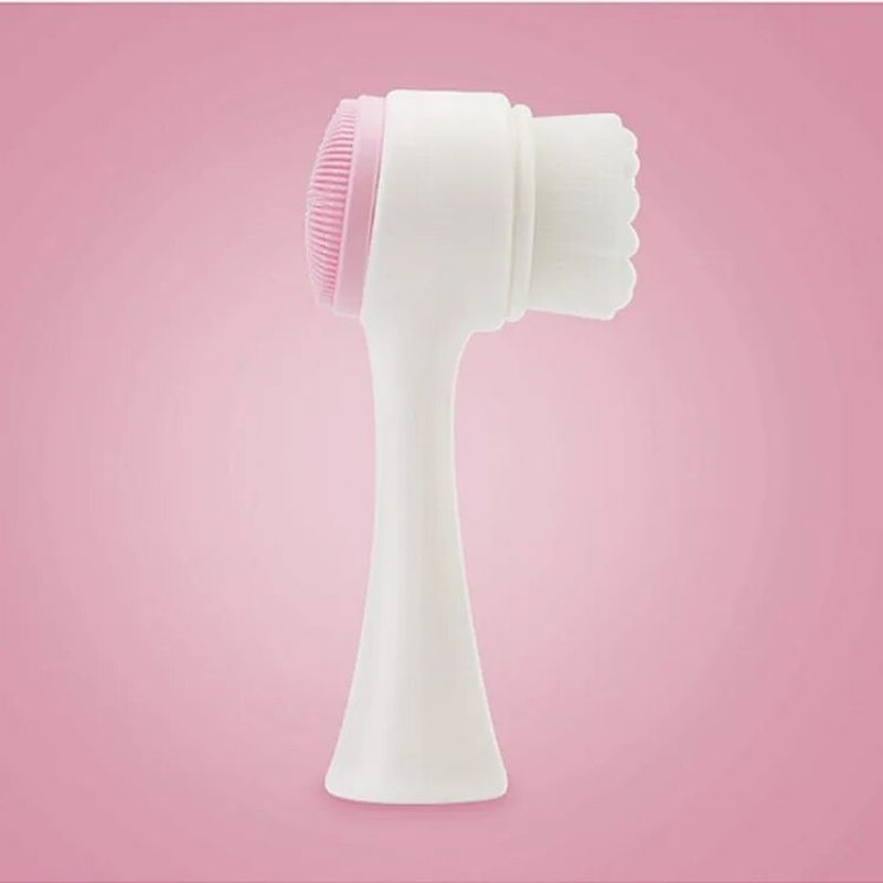 2 In 1 Facial Cleaning Brush With Massage Sponge 2PCS_voghion.com