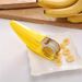 Affettatrice multiuso in acciaio inossidabile - Perfetta per banane, frutta, verdura e salsicce - Affettatrice manuale per utensili da cucina_voghion.com