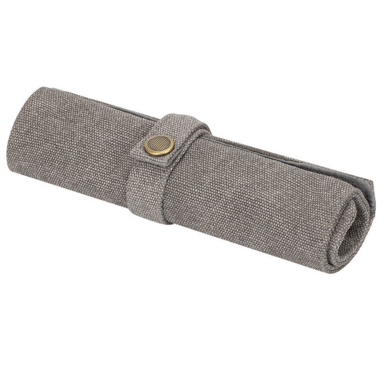 Nylon Canvas Watch Band Roll Organizer - Portable Travel Storage Case For Watches_voghion.com