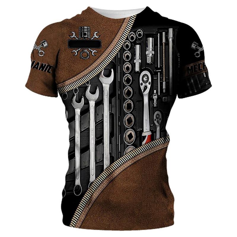 T-shirt da uomo Nuovo modello stampato in 3d da donna Personalità sportiva da strada oversize retrò_voghion.com
