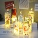 Christmas candle light simulation candle atmosphere light built-in printing LED candle light electronic holiday decoration ornament_voghion.com