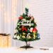 30/60cm Mini Christmas Tree PVC Small Tree Decor Office Party Holiday Decoration Christmas Trees Festive & Party Supplies_voghion.com