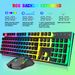 104 RGB Backlit Two-color Key Cap 2.4G Wireless Mouse and Keyboard Set_voghion.com