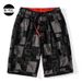 men's shorts loose ultra-thin casual printed Korean style plus size beach breathable pants_voghion.com