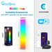 Bluetooth Floor Lamp - Smart RGB Music Sync Light With APP Control, 16 Million Colors For Living Room & Bedroom, Modern Cylinder Corner Lamp_voghion.com