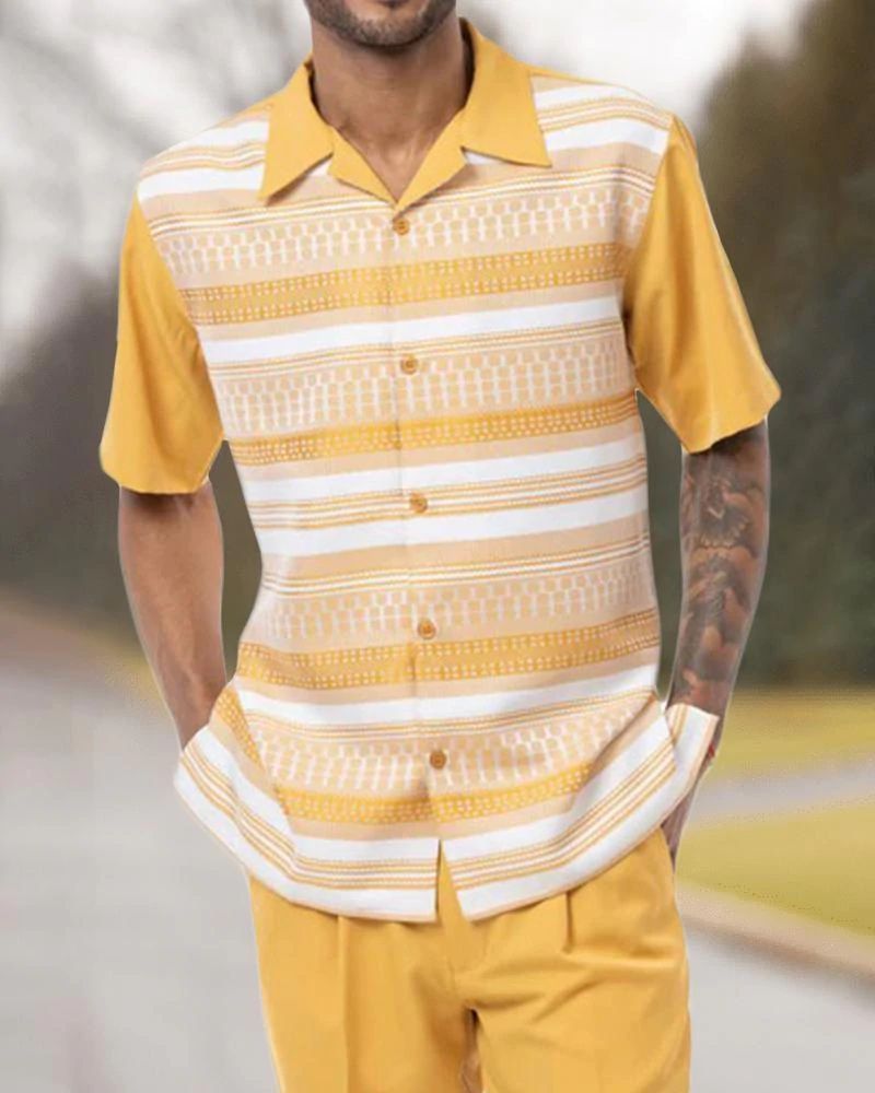 Sommer Herren Hawaiihemd Revers Street Casual Kurzarm Button Print Kleidung Tropical Boho Style Designer Soft_voghion.com