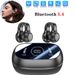 Écouteurs sans fil Bluetooth 5.4 avec clip d'oreille pour iPhone et Android_voghion.com