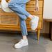 White Sneakers Stylish Versatile Casual Shoes_voghion.com