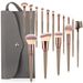 15pcs Professional Makeup Brushes Set Bag Foundation Eyelash Eyebrow Eyeshadow Cosmetic Make Up Tool_voghion.com