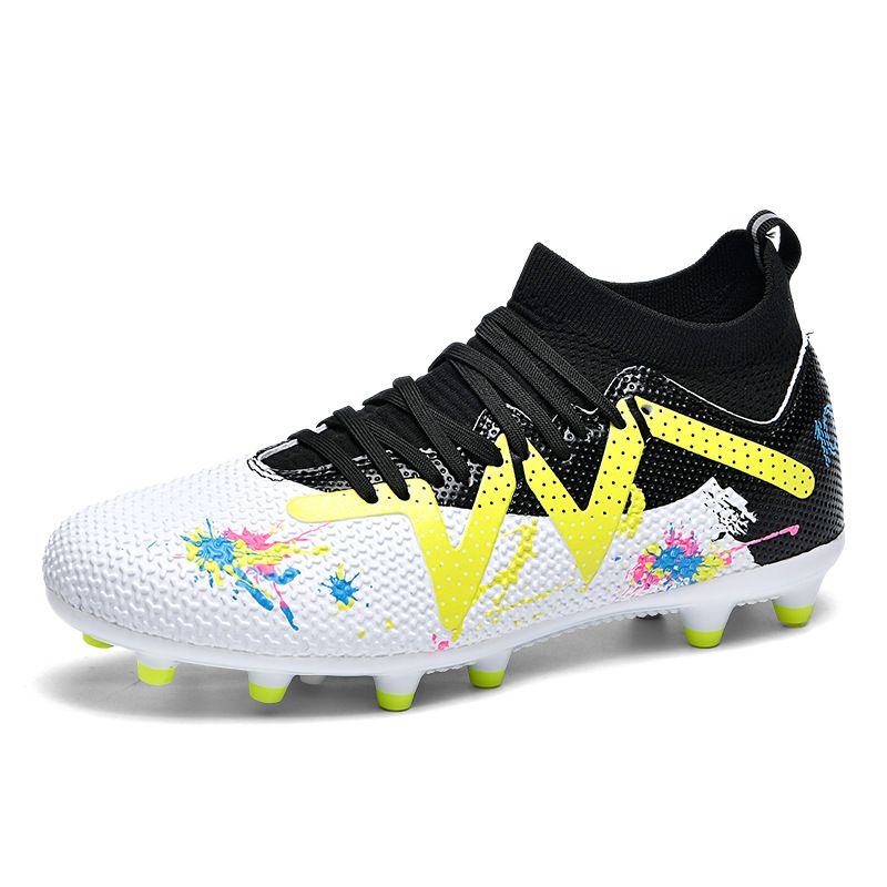 Neuer Fußball für Männer, High Top mit abgebrochenen Nägeln, Trainingsschuhe für Teenager, AG-Sportschuhe mit langen Nägeln_voghion.com