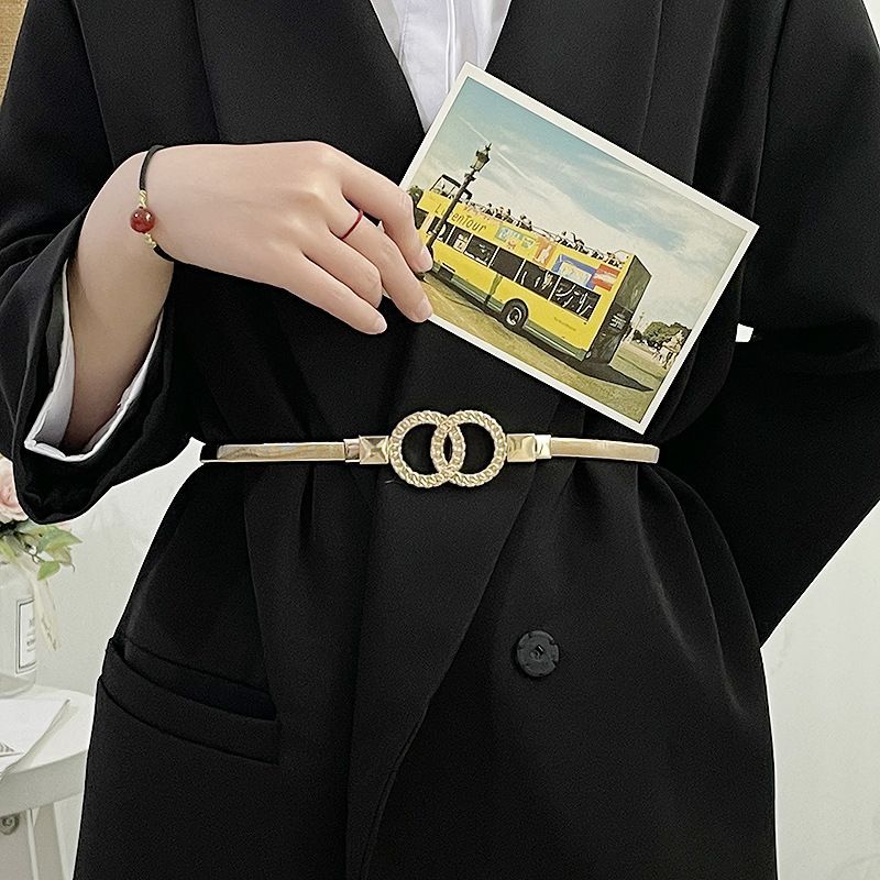 Chaîne élastique pour robe pour femmes, chaîne en métal doré, couvre-taille décoratif, pull polyvalent, fin_voghion.com