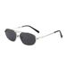 Metal Single Beam Large Frame Polygonal Sunglasses For Women Retro Simple European And American Ins Street Shooting Beach Sunshade Sunglasses Trend_voghion.com
