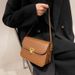 High-End für Damen 2023 Neue trendige Mode Vielseitige strukturierte Nischen-Crossbody-Tasche mit einer Schulter, quadratisch, kleine Tasche_voghion.com