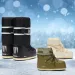 Μπότα σχεδιαστών Snow Moonboots Γυναικεία ανδρικά μακρύ φεγγάρι μαλλί αστράγαλο Μπότα μαύρο παπούτσι σουέτ Γούνα Μίνι μποτάκια Γούνινο ψηλό μπούτι_voghion.com