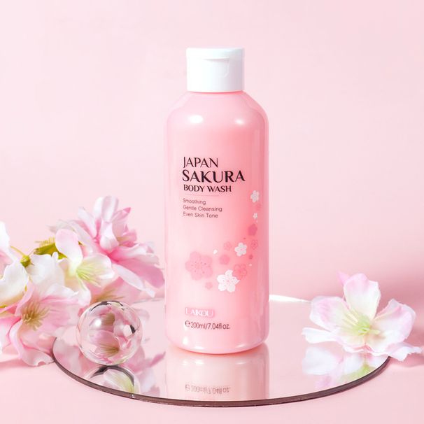 Scrubs & Bodys Treatments Japanese Cherry Blossom Shower Gel 200ml Moisturizing Tender Skin Cleansing Spot_voghion.com