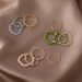 Nuovo set di quattro pezzi in stile coreano con anello di perline di cristallo colorato impilato da indossare, anello retrò, set di quattro pezzi per donna_voghion.com