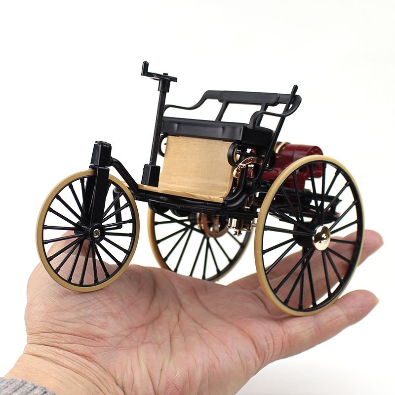 Nowy 1:12 Symulacja Retro Alloy Trójkołowy Klasyczny Model Samochodu Kolekcja Prezent Dla Dorosłych Zabawka Ozdoba_voghion.com