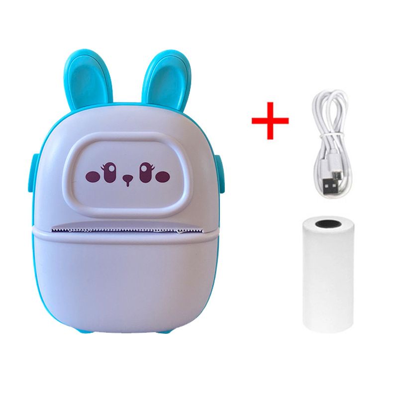 2024 Small Thermal Label Photo Printer Mini Pocket Portable Student Homework Tool Mistake Correction_voghion.com