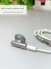 K-style Short-e Headset Retro Listen-Resistant Flat Head Plug_voghion.com