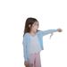"Breathable Knit Cardigan For Girls – Lightweight Summer Cover-Up With Hollow Design & UV Protection"_voghion.com
