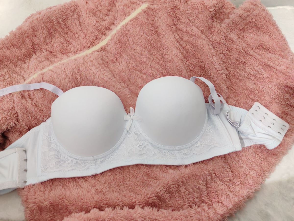 Intimo e pigiami Reggiseno in pizzo cucito singolo Reggiseno con anello in acciaio regolabile e arricciato Intimo confortevole per la forma del torace_voghion.com
