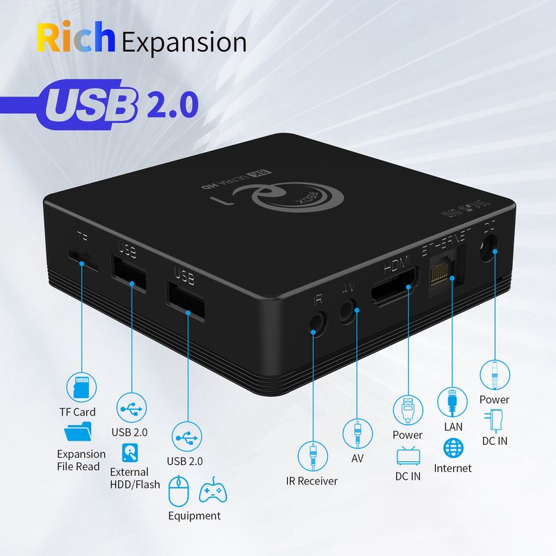Q1 H318 Dual-Band Network Set-Top Box Android OTT Bluetooth HD Player_voghion.com