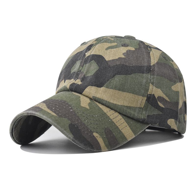 Washed Cotton Baseball For Men And Women, New Spring Style, Super Good Feel, Classic Camouflage Duckbill Cap_voghion.com