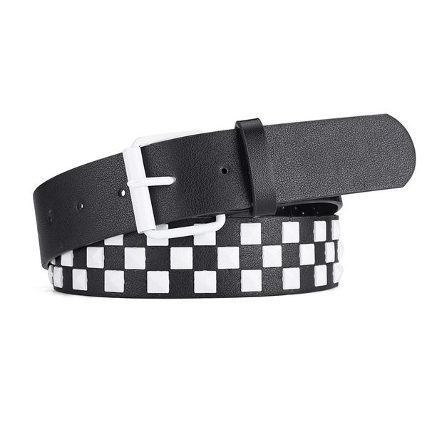 New Men's Rivet Fashion Women's Wide Belt Hip Hop Street Punk Trend Performance Dance_voghion.com