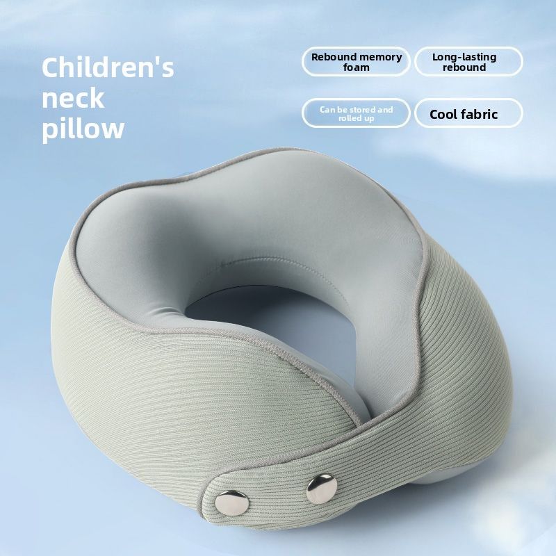 Memory Foam U-Shaped Travel Portable Car Neck Support Airplane Cervical Office Nap U Pillow_voghion.com