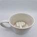 Tazza in ceramica con finto dito medio, scherzo del caffè creativo_voghion.com