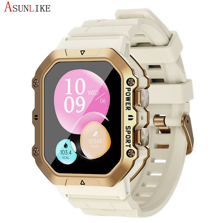 New Women's W1 Smart Watch 1ATM Deep Waterproof AMOLED Screen Sports Bluetooth Phone Watch_voghion.com