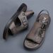 2025 Summer New Men's Sandals Outdoor Open-toe Casual Leather Soft Bottom Non-slip Beach Shoes Fashionable Versatile_voghion.com