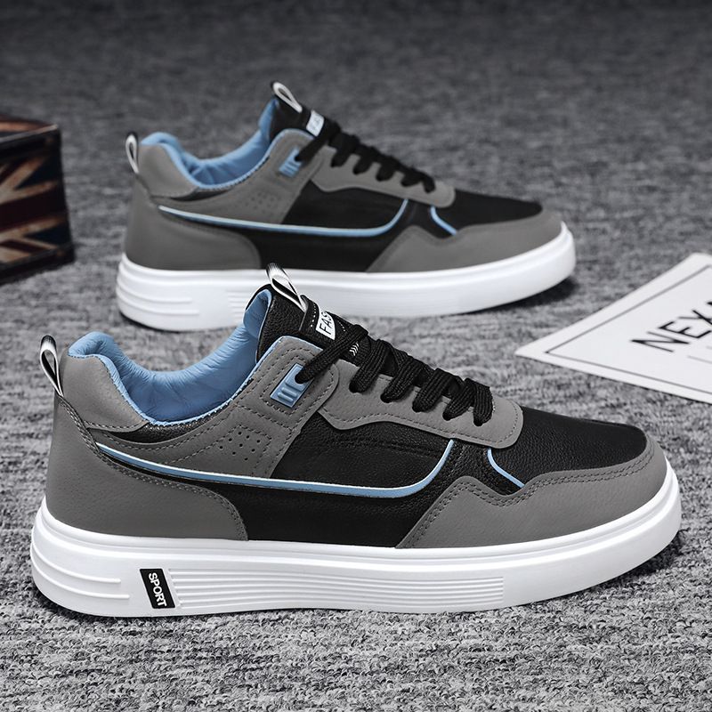 Herrenschuhe 2025 Neue Herbst Kleine Weiße Schuhe Koreanische Version Trend Vielseitige Boardschuhe Jugend Freizeit Sport Trendy Schuhe Männer_voghion.com