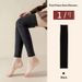Voyage Knee Pads Women Autumn Winter Over-the-Knee Leg Warmers Terry Fleece Thickened Warm Non-Slip Black Women's Long Socks_voghion.com