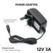 High Quality AC100-240V To DC 12V 3A Power Supply Adapter Charger For LED Strips Routers ADSL Modem Hub Audio/video System_voghion.com