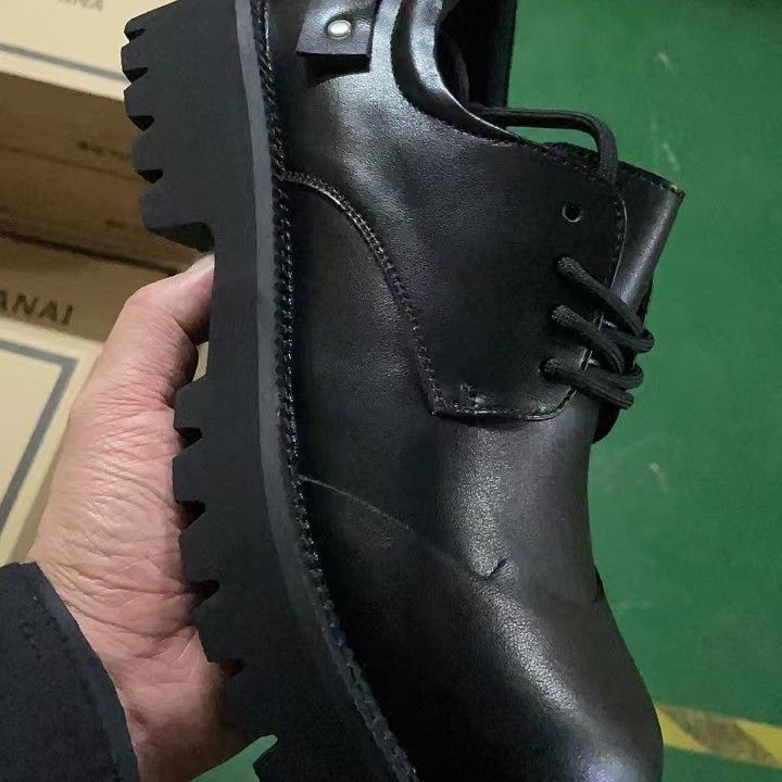 2025 New Men's Casual Derby Spring And Autumn Thick Bottom Height Increasing British Style Trendy Round Head Shoes_voghion.com