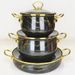 Three-Piece Seafood Stew Premium Enamel Set Soup Pot_voghion.com