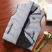 Men’s Quilted Puffer Vest – Slim-Fit Winter Layering Essential (Black, Yellow, Red, Grey, Blue)_voghion.com