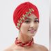 Muslim Hat Women's Stretch Linen Breathable And Comfortable Side Stick Drill Headscarf Cap_voghion.com