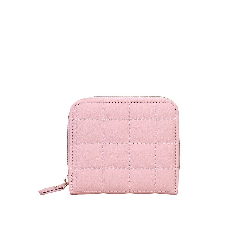 Damentaschen Mode Lässig Kleine Brieftasche Frühling Neuer Stil Einfache Kurze Brieftasche Reißverschluss Kurze Bestickte Brieftasche Weiblich_voghion.com