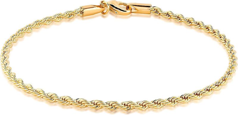 Classic Double Layer Stacked Personality Minimalist Daily Beach Vacation Style Anklet Exaggerated Chain Jewelry_voghion.com